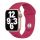 Apple Watch rózsavörös szilikon szíj 38/40/41/42MM (Series 10 2024) M/L