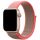 Apple Watch pink tépőzáras szövetszíj 38/40/41/42MM (Series 10 2024)