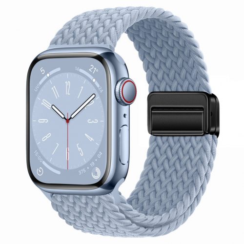 Apple Watch világoskék fonott szíj 42MM (Series 1-3)/44/45/46/49MM