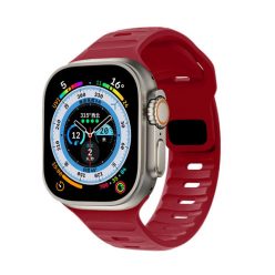   Apple Watch piros szilikon sportpánt 38/40/41/42MM (Series 10 2024)