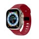 Apple Watch piros szilikon sportpánt 38/40/41/42MM (Series 10 2024)