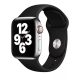 Apple Watch fekete szilikon szíj 38/40/41/42MM (Series 10 2024) M/L