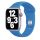 Apple Watch tengerkék szilikon szíj 38/40/41/42MM (Series 10 2024) S/M