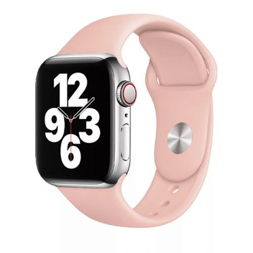 Apple Watch púder szilikon szíj 38/40/41/42MM (Series 10 2024) S/M