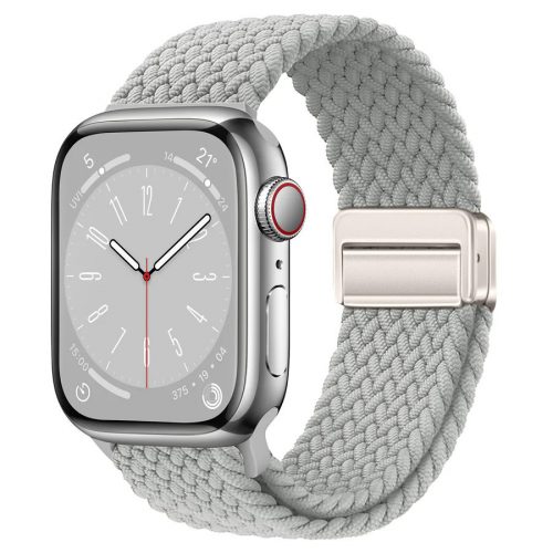 Apple Watch világos szürke fonott szíj 42MM (Series 1-3)/44/45/46/49MM