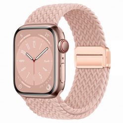   Apple Watch púderrózsaszín fonott szíj 38/40/41/42MM (Series 10 2024)