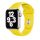 Apple Watch citromsárga szilikon szíj 38/40/41/42MM (Series 10 2024) M/L