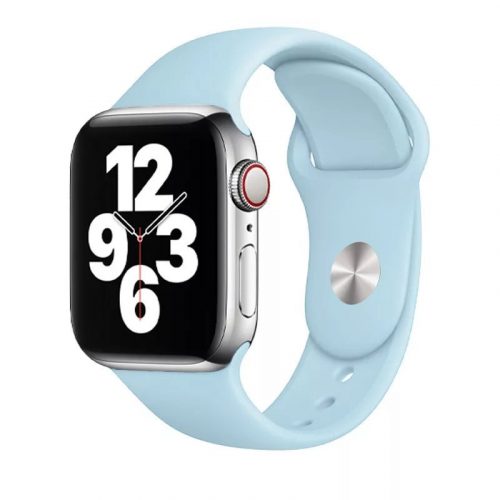 Apple Watch felhőkék szilikon szíj 38/40/41/42MM (Series 10 2024) M/L