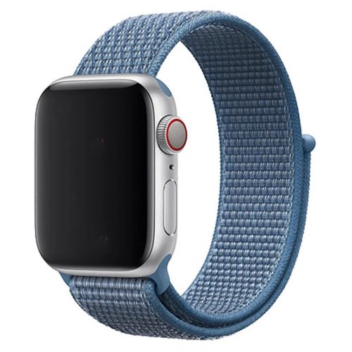 Apple Watch kék tépőzáras szövetszíj 42MM (Series 1-3)/44/45/46/49MM