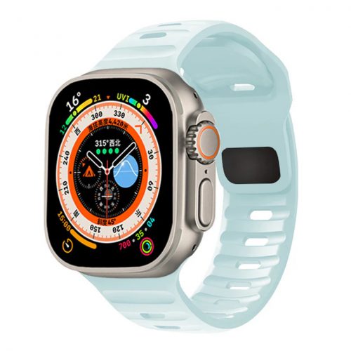 Apple Watch türkiz szilikon sportpánt 38/40/41/42MM (Series 10 2024)