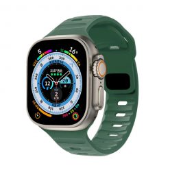   Apple Watch zöld szilikon sportpánt 42MM (Series 1-3)/44/45/46/49MM