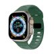 Apple Watch zöld szilikon sportpánt 42MM (Series 1-3)/44/45/46/49MM