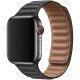 Apple Watch fekete bőrpánt 38/40/41/42MM (Series 10 2024)