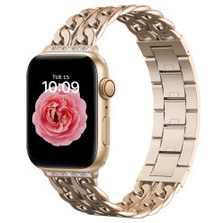   Apple Watch champagne brilliance köves fémszíj 38/40/41/42MM (Series 10 2024)