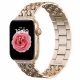 Apple Watch champagne brilliance köves fémszíj 42MM (Series 1-3)/44/45/46/49MM