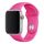 Apple Watch neon rózsaszín szilikon szíj 38/40/41/42MM (Series 10 2024) M/L