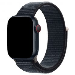   Apple Watch éjkék tépőzáras szövetszíj 42MM (Series 1-3)/44/45/46/49MM