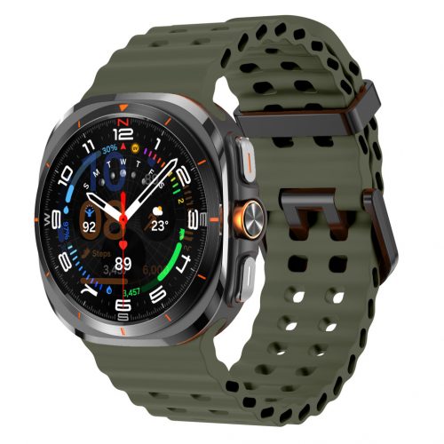 Samsung Galaxy Watch Ultra sötétzöld óceán szíj