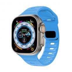   Apple Watch tengerkék szilikon sportpánt 42MM (Series 1-3)/44/45/46/49MM