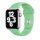 Apple Watch pisztácia szilikon szíj 38/40/41/42MM (Series 10 2024) M/L