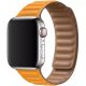 Apple Watch sárga bőrpánt 42MM (Series 1-3)/44/45/46/49MM