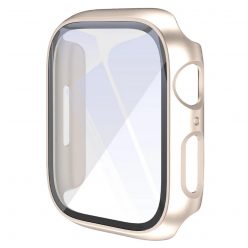   Apple Watch csillagfény műanyag védőtok edzett üveggel 38MM