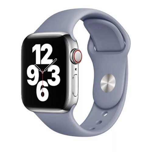 Apple Watch levendulaszürke szilikon szíj 38/40/41/42MM (Series 10 2024) M/L