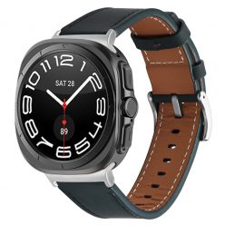 Samsung Galaxy Watch Ultra sötétkék bőrszíj