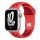 Apple Watch piros sport szilikon szíj 38/40/41/42MM (Series 10 2024) S/M