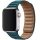 Apple Watch malachit zöld bőrpánt 38/40/41/42MM (Series 10 2024)