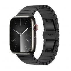   Apple Watch fekete link fémszíj 38/40/41/42MM (Series 10 2024)