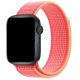 Apple Watch újpiros tépőzáras szövetszíj 42MM (Series 1-3)/44/45/46/49MM