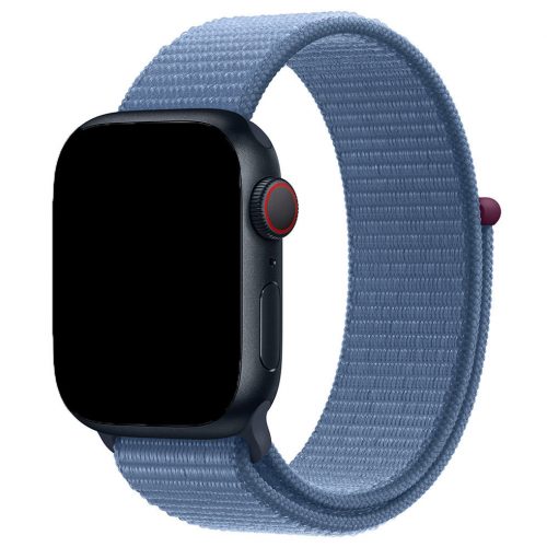 Apple Watch télkék tépőzáras szövetszíj 42MM (Series 1-3)/44/45/46/49MM