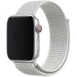   Apple Watch fehér tépőzáras szövetszíj 38/40/41/42MM (Series 10 2024)