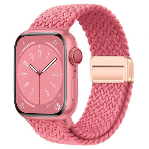 Apple Watch rózsaszín fonott szíj 42MM (Series 1-3)/44/45/46/49MM