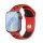 Apple Watch piros-fekete sport szilikon szíj 38/40/41/42MM (Series 10 2024) S/M