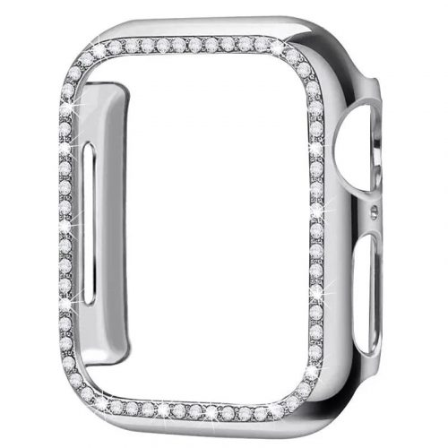 Apple Watch ezüst köves védőkeret 38MM