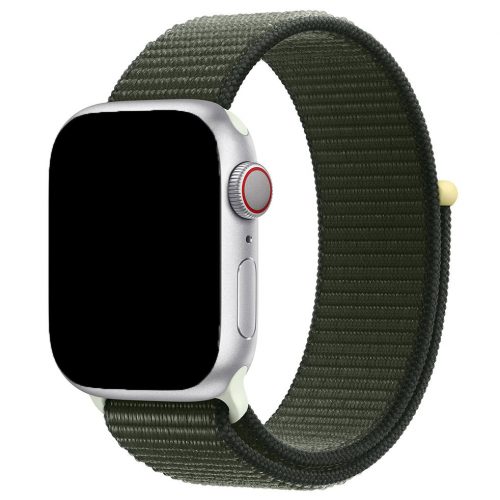 Apple Watch ciprusi zöld tépőzáras szövetszíj 38/40/41/42MM (Series 10 2024)