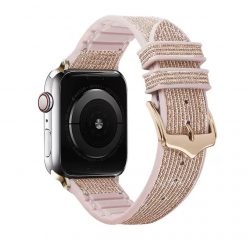   Apple Watch pink csillogós szilikon szíj 38/40/41/42MM (Series 10 2024)