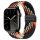 Apple Watch fekete/szivárvány fonott szíj 42MM (Series 1-3)/44/45/46/49MM