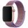 Apple Watch lila tépőzáras szövetszíj 42MM (Series 1-3)/44/45/46/49MM