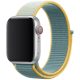 Apple Watch zöld-sárga tépőzáras szövetszíj 38/40/41/42MM (Series 10 2024)