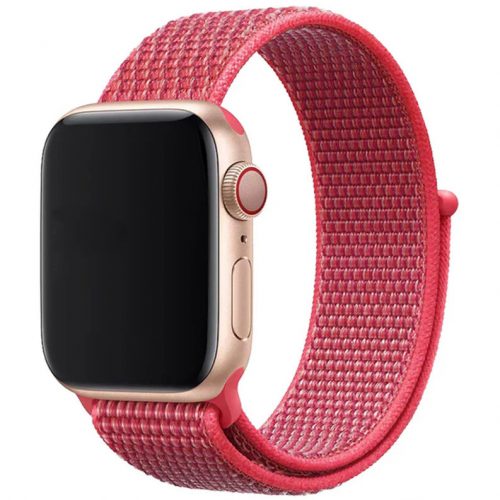 Apple Watch hibiszkusz tépőzáras szövetszíj 42MM (Series 1-3)/44/45/46/49MM