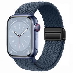   Apple Watch sötétkék fonott szíj 38/40/41/42MM (Series 10 2024)