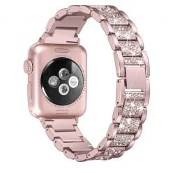   Apple Watch rosepink diamond fémszíj 38/40/41/42MM (Series 10 2024)