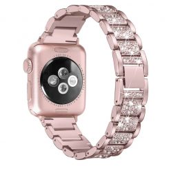   Apple Watch rosepink diamond fémszíj 42MM (Series 1-3)/44/45/46/49MM