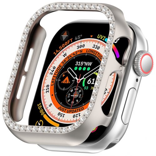 Apple Watch csillagfény köves védőkeret 46MM