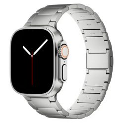   T02M Apple Watch Ultra titán fémszíj mágneses csattal 49MM